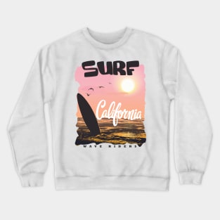 Surf California Crewneck Sweatshirt